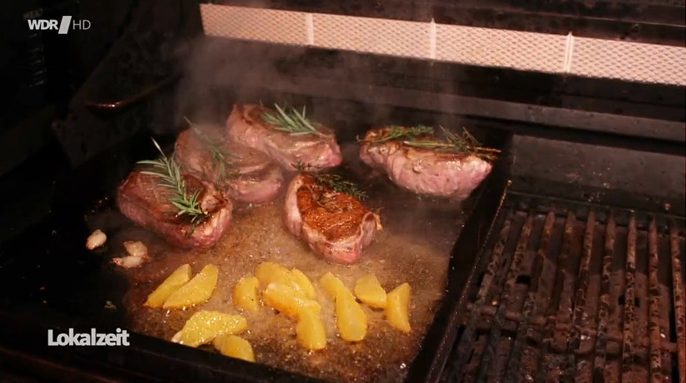 Weihnachts-Menü vom Grill: Unser Auftritt bei Lokalzeit am Samstag