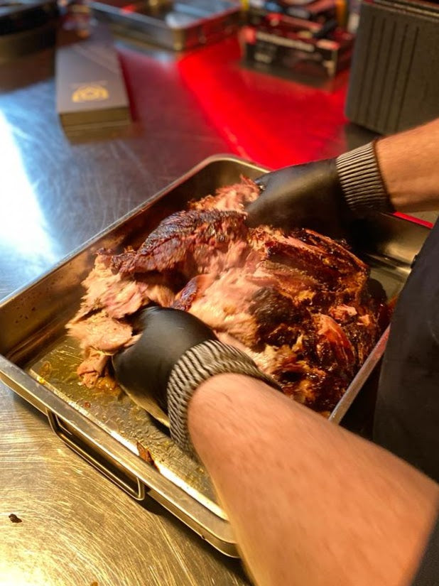 Pulled Pork vom Boston Butt